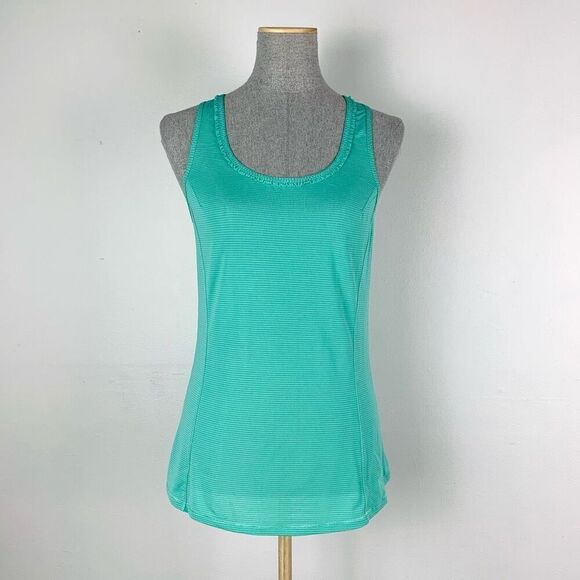 Lululemon Ruffle Detail Tank Turquoise - Picture 1 of 8